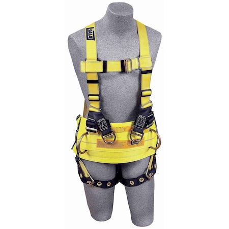 ExoFit™ Full Body Harness, M, 420 lb., Back, Double Front, Lifting D-Ring MPN:1102352