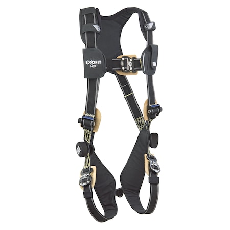 ExoFit NEX™ Arc Flash Full Body Harness, L, 420 lb., Quick-Connect Chest/ Back D-Ring MPN:1103087