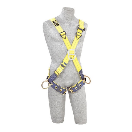 Delta™ Full Body Harness, S, 420 lb., Back, Front, Side D-Ring MPN:1103383