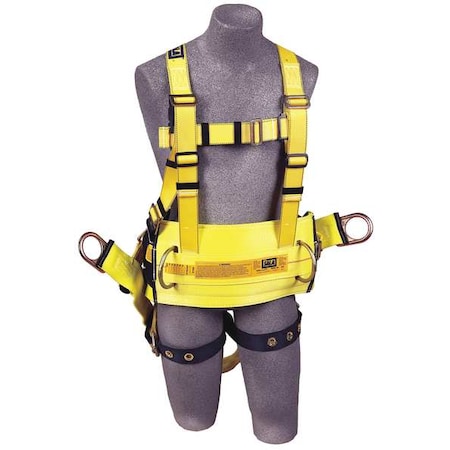 Delta™ Full Body Harness, M, 420 lb., Mating Chest/ Tongue Leg Straps MPN:1106108