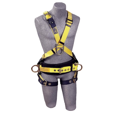 Delta™ Full Body Harness, M, 420 lb., Back, Front, Side D-Ring MPN:1106383
