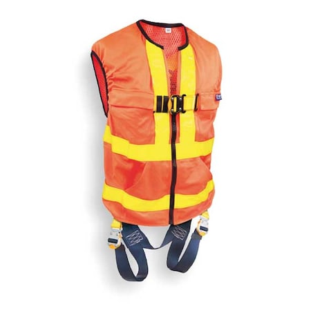 Delta™ Full Body Harness, S, 420 lb., Friction / Pass-Through Chest/ Tongue Leg Straps MPN:1107403