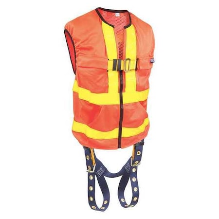Delta™ Full Body Harness, 2XL, 420 lb., Mating Chest/ Tongue Leg Straps, Back D-Ring MPN:1107409