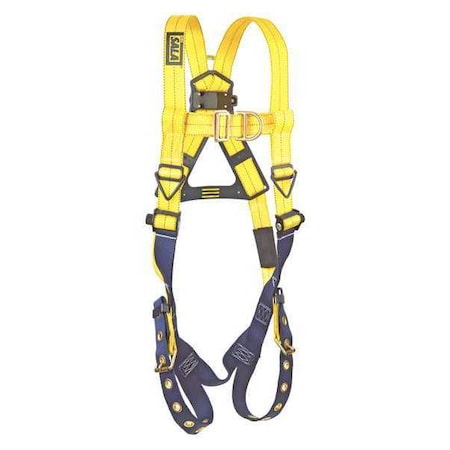 Delta™ Full Body Harness, S, 420 lb., Mating Chest/ Tongue Leg Straps, Back, Front D-Ring MPN:1107806