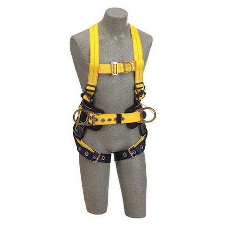 Delta™ Full Body Harness, 3XL, 420 lb., Back, Front, Side D-Ring MPN:1107808