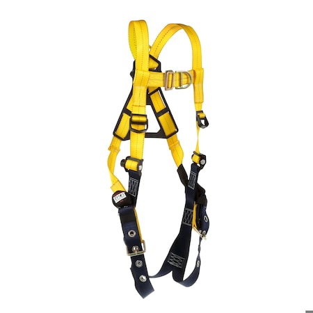 Delta Full Body Harness, Universal, 130-310 lb., Pass-through Chest/ Tongue Buckle Leg Straps MPN:1107865