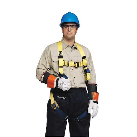 Delta™ Arc Flash Full Body Harness, L, 310 lb., Mating Chest/ Mating Leg Straps MPN:1110751