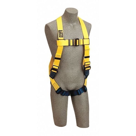 Delta™ Arc Flash Full Body Harness, S, 310 lb., Friction Leg Straps, Back D-Ring MPN:1110795