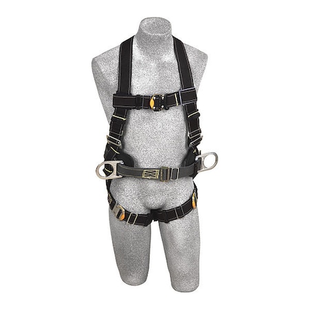 Delta™ Arc Flash Full Body Harness, M, 310 lb., Back D-Ring MPN:1110800