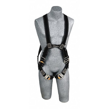 Delta™ Arc Flash Full Body Harness, L, 310 lb., Back, Front D-Ring MPN:1110811
