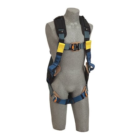 ExoFit™ XP Arc Flash Rescue Full Body Harness, M, 420 lb., Quick-Connect Chest/ Back D-Ring MPN:1110843
