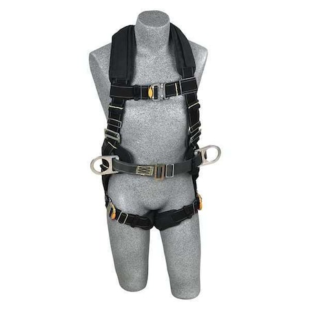 ExoFit™ XP Arc Flash Full Body Harness, S, 310 lb., Back, Side D-Ring MPN:1111300