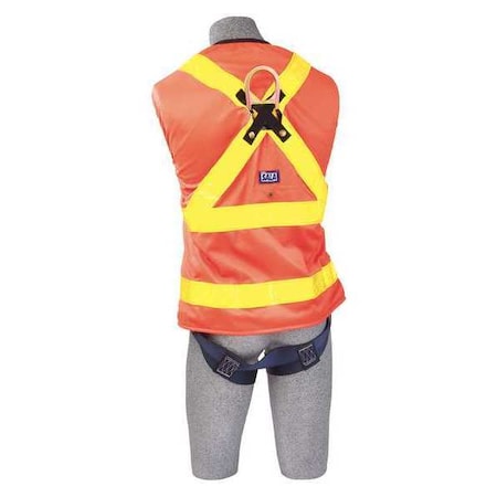 Delta™ Hi-Vis Full Body Harness, XL, 420 lb., Quick-Connect Chest/ Quick-Connect Leg Straps MPN:1111581