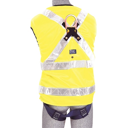Delta™ Hi-Vis Full Body Harness, Universal (S/M/L/XL), 420 lb., Quick-Connect Chest/ Back D-Ring MPN:1111584