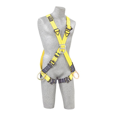 Delta™ Full Body Harness, L, 420 lb., Back, Front, Side D-Ring MPN:1112402
