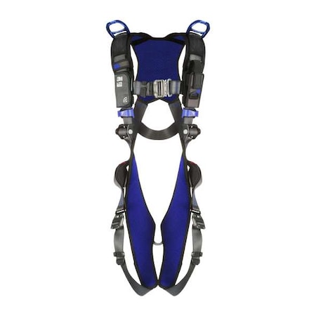 ExoFit™ X300 Fall Protection Harness, M, 420 lb, Quick-Connect Chest/ Quick-Connect Leg Straps MPN:1113064