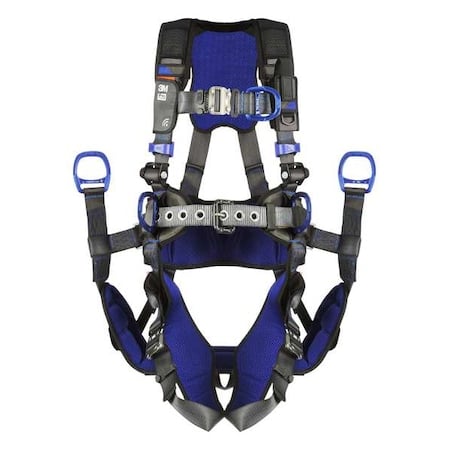 ExoFit™ X300 Fall Protection Harness, S, 420 lb, Quick-Connect Chest/ Quick-Connect Leg Straps MPN:1113190