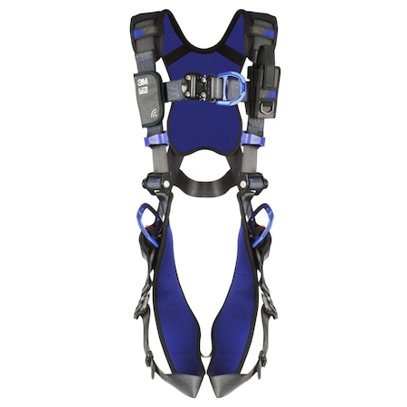 ExoFit™ X300 Fall Protection Harness, M, 420 lb, Quick-Connect Chest/ Quick-Connect Leg Straps MPN:1113211