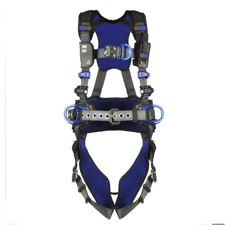 ExoFit™ X300 Fall Protection Harness, XL, 420 lb, Quick-Connect Chest/ Quick-Connect Leg Straps MPN:1113218
