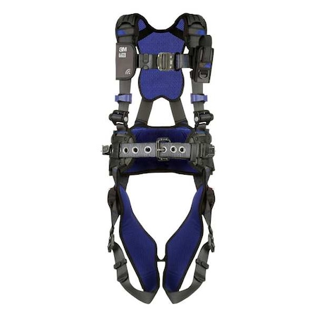ExoFit™ X300 Fall Protection Harness, 2XL, 420 lb, Quick-Connect Chest/ Quick-Connect Leg Straps MPN:1113244