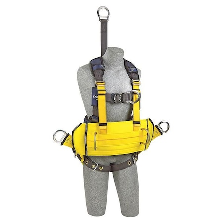 ExoFit™ X300 Fall Protection Harness, L, 420 lb, Quick-Connect Chest/ Tongue Leg Straps MPN:1113292