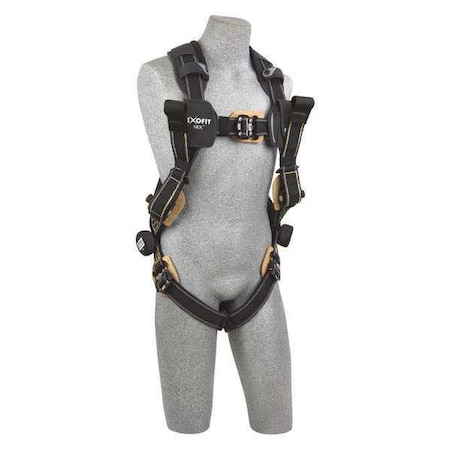 ExoFit NEX™ Arc Flash Rescue Full Body Harness, M, 420 lb., Back D-Ring MPN:1113326