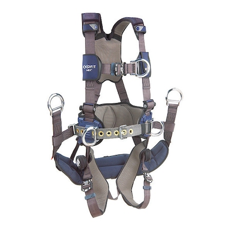 ExoFit NEX™ Full Body Harness, XS, 420 lb., Back, Front, Side, Suspension D-Ring MPN:1113356
