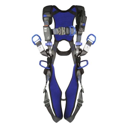 ExoFit™ X300 Fall Protection Harness, L, 420 lb, Quick-Connect Chest/ Quick-Connect Leg Straps MPN:1113451