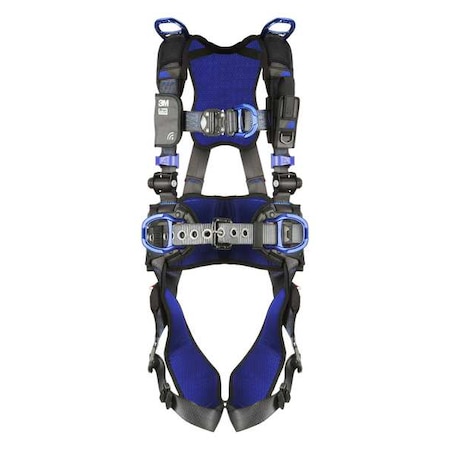 ExoFit™ X300 Fall Protection Harness, S, 420 lb, Quick-Connect Chest/ Quick-Connect Leg Straps MPN:1113704