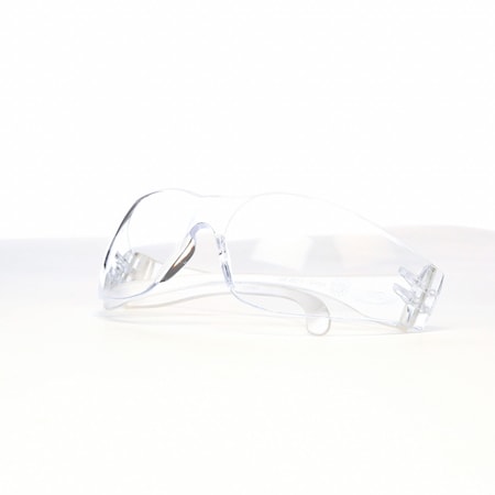 Virtua Safety Glasses, Anti-Fog, Anti-Scratch, Wraparound, Frameless, Clear Arm, Clear Lens MPN:11329-00000-20