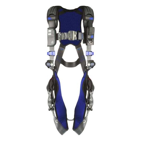ExoFit™ X300 Fall Protection Harness, M, 420 lb, Quick-Connect Chest/ Tongue Leg Straps MPN:1140128