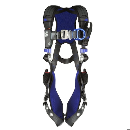 ExoFit™ X300 Fall Protection Harness, L, 420 lb, Quick-Connect Chest/ Tongue Leg Straps MPN:1140135