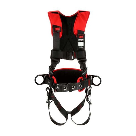 Protecta® Full Body Harness, 2XL, 420 lb., Mating Chest/ Tongue Leg Straps, Back, Hips D-Ring MPN:1161208