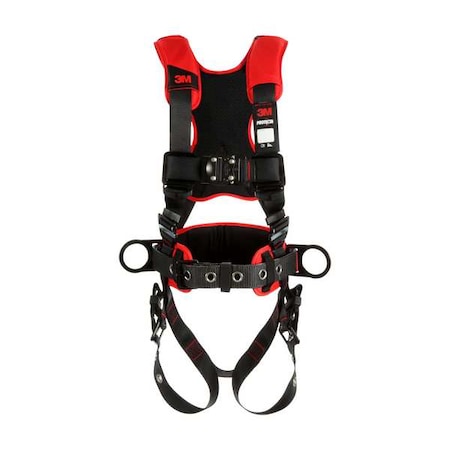 Protecta® Full Body Harness, XL, 420 lb., Quick-Connect Chest/ Tongue Leg Straps MPN:1161218