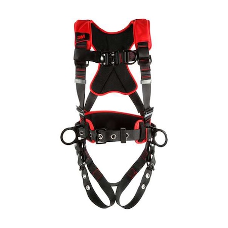 Protecta® Full Body Harness, S, 420 lb., Quick-Connect Chest/ Tongue Leg Straps MPN:1161223