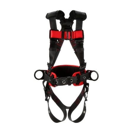 Protecta® Full Body Harness, XL, 420 lb., Mating Chest/ Tongue Leg Straps, Back, Hips D-Ring MPN:1161310