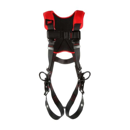 Protecta® Full Body Harness, XL, 420 lb., Mating Chest/ Tongue Leg Straps, Back, Hips D-Ring MPN:1161415