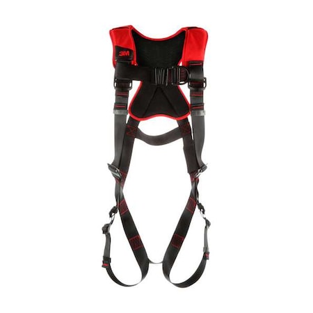Protecta® Full Body Harness, M/L, 420 lb., Mating Chest/ Mating Leg Straps, Back, Chest D-Ring MPN:1161434
