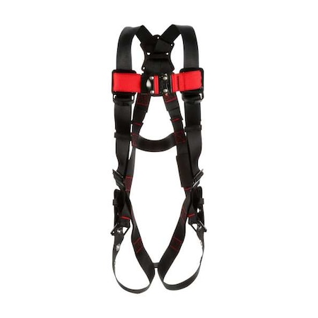 Protecta® Full Body Harness, XL, 420 lb., Quick-Connect Chest/ Tongue Leg Straps, Back D-Ring MPN:1161503
