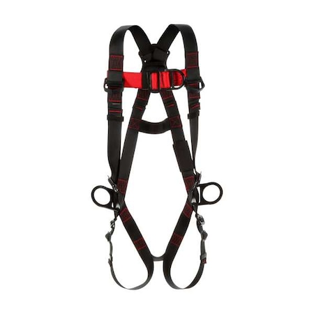 Protecta® Vest-Style Positioning/Climbing Harness, S, 420 lb., Friction / Pass-Through Chest/ MPN:1161510