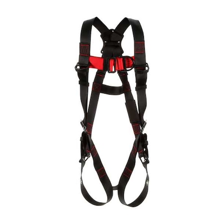 Protecta® Full Body Harness, M/L, 420 lb., Mating Chest/ Tongue Leg Straps, Back, Chest D-Ring MPN:1161521M