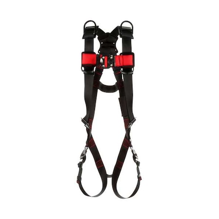 Protecta® Full Body Harness, XL, 420 lb., Quick-Connect Chest/ Quick-Connect Leg Straps MPN:1161530