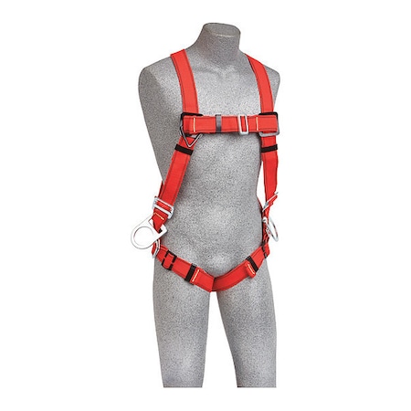 Protecta® Full Body Harness, M/L, 310 lb., Mating Chest/ Mating Leg Straps, Back D-Ring MPN:1191381