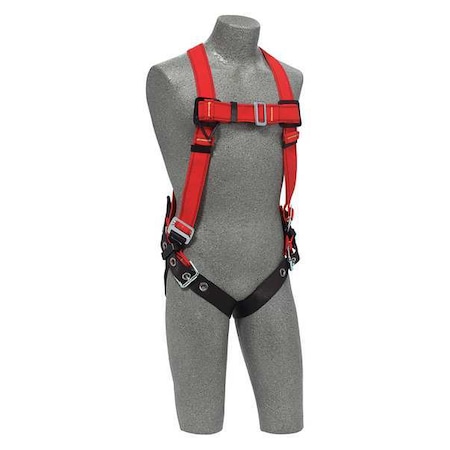 Protecta® Full Body Harness, XL, 310 lb., Mating Chest/ Tongue Leg Straps, Back D-Ring MPN:1191384