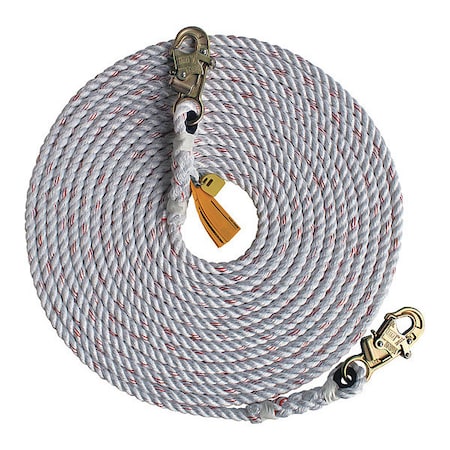 Vertical Rope Lifeline, Dual Snap Hook MPN:1202878