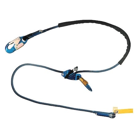 Trigger X Adjustable Positioning Lanyard, 6 ft. Length, Carabiner, Aluminum, 1 Leg(s) MPN:1234091