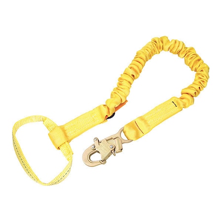 ShockWave™2 Shock Absorbing Lanyard, 6 ft. Length, Web Loop, 1 Leg(s), 310 lb. Weight Capacity MPN:1244310
