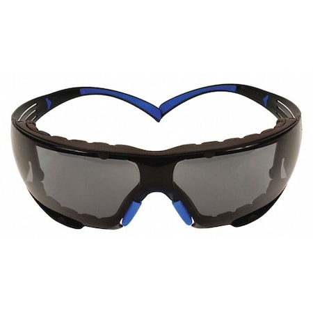 SecureFit 400, Safety Glasses, Scotchgard Anti-Fog & Anti-Scratch, Gray Lens, Blue/Black Frame MPN:1334248