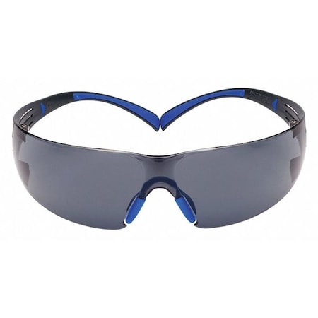 SecureFit 400, Safety Glasses, Scotchgard Anti-Fog & Anti-Scratch, Gray Lens, Blue/Black Frame MPN:1334249