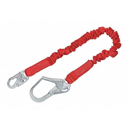 PRO-Stop™ Shock Absorbing Lanyard, 6 ft. Length, Snap Hook, Steel, 1 Leg(s) MPN:1340121